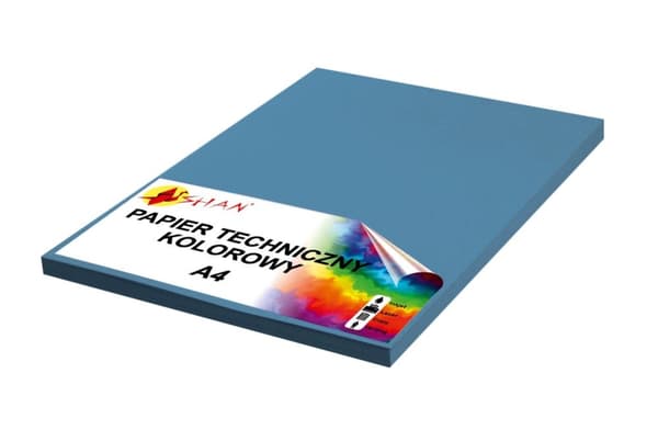 Tekniskt papper A4 180g Preussisk blått 50 ark