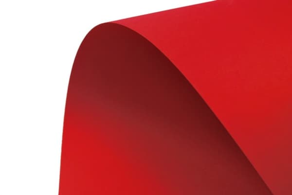 Farvet Bristol board A1 86x61cm Rød