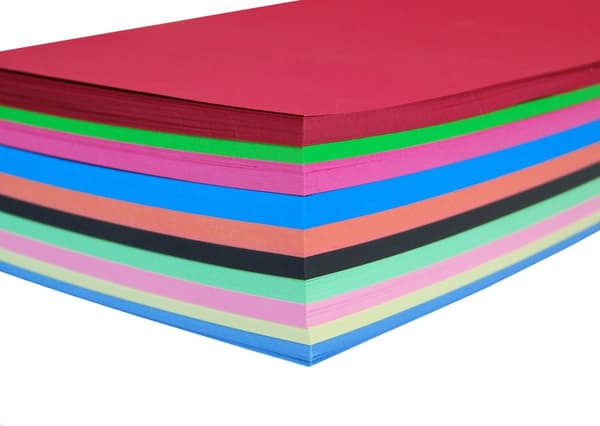 Värillinen paperi A4 500 arkkia sekoittaa 10 väriä