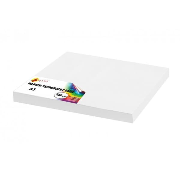 Tekninen paperi Bristol board A3 valkoinen 250g 50 arkkia
