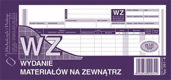 Tulosta WZ 1/3 A4 /S Multicopy/ Michalczyk 351-8