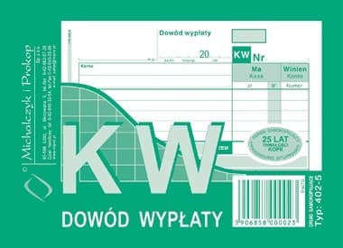 Udskriv Kassenummer KW A6 /S Multicopy/ Michalczyk 402-5