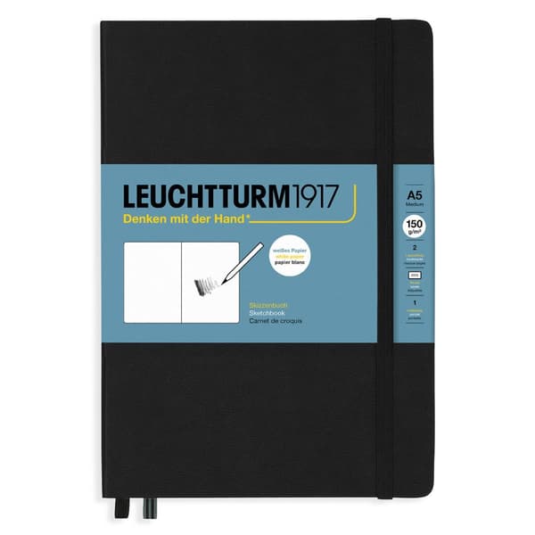 Skissebok A5 Black Leuchtturm 1917