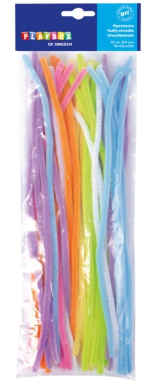 Piperensere Pastell 50-pakning Playbox