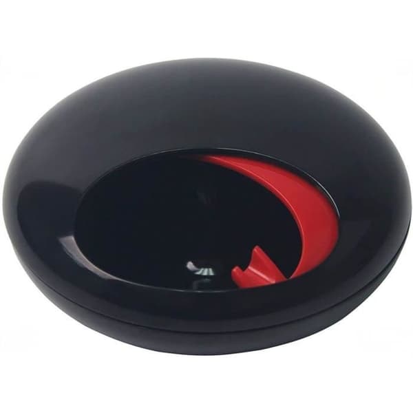 Askfat utomhus askfat med lock, stor anti-lukt och rök askfat - Diameter 14 cm