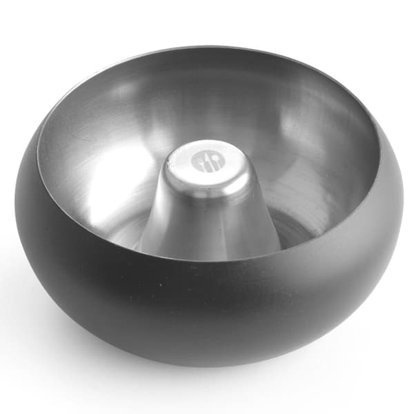 Tuhkakuppi irrotettavalla reunalla, ruostumaton teräs, musta, halkaisija. 105 mm - Hendi 440230