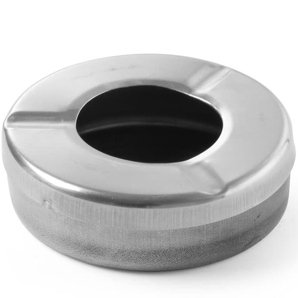 Tuhkakuppi kannella, ruostumatonta terästä, halkaisija. 90mm - Hendi 440407