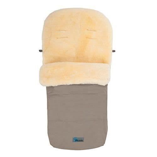 ALTABEBE mt220 Projektor-61 Vinterlammskinnsluv för barnvagn Cap Nord Kollektion Beige 12-36 månader -