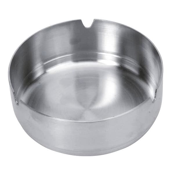 Rostfritt stål askfat - 9,5 cm