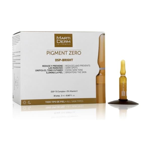 Ampuller för depigmentering - MARTIDERM - Pigment Zéro DSP-Bright - 30 enheter - 2ml - Alla hudtyper