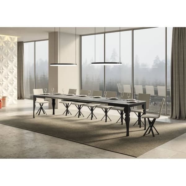 Paxon Evolution bordsskiva cementskiva 90x120 Lång 380 antracitram