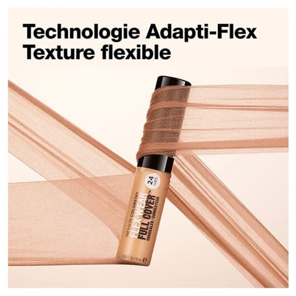 Revlon ColorStay Flex Wear heltäckande, högtäckande concealer, infunderad med hyaluronsyra och vitamin E, flexibel textur