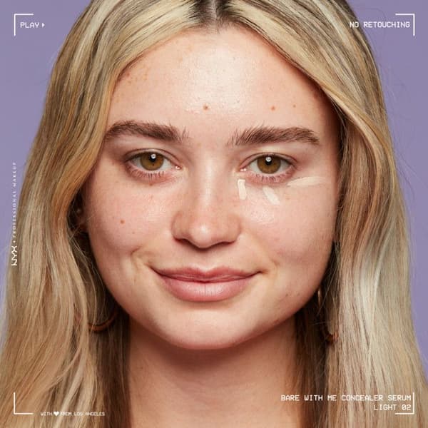 Korrigerande serum - NYX PROFESSIONAL MAKEUP - Bare With Me - Naturlig finish - Medium täckning - Ljus nyans (02)