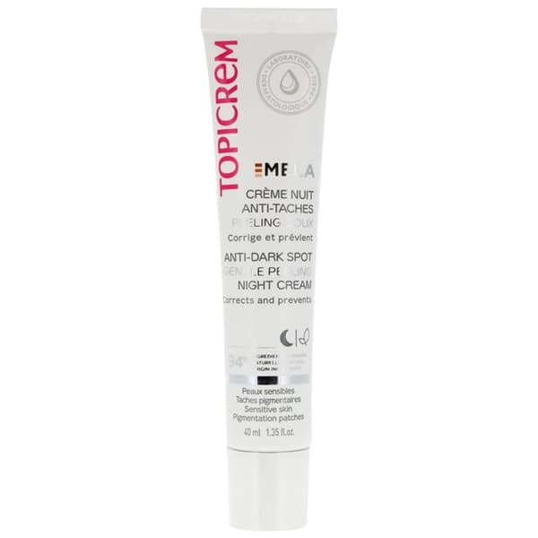Topicrem MELA - Pigmentfläckar Gentle Peeling Night Cream 40 ml