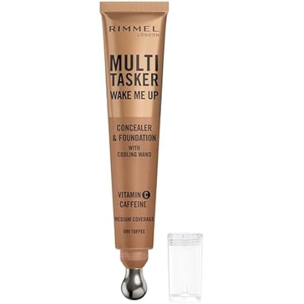 Foundation och concealer - RIMMEL - Wake Me Up - 90 - Kola - 20ml - Doftfri