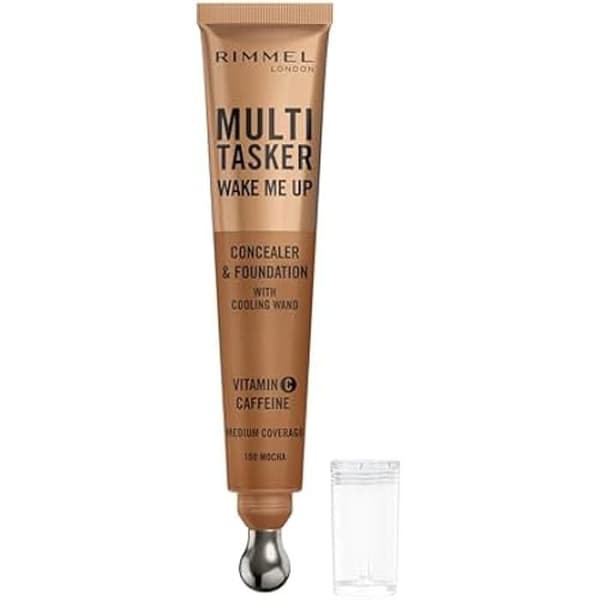 Concealer och Foundation - RIMMEL - Multi-Tasker Wake Me Up - 100 Mocka - 20ml - Doftfri