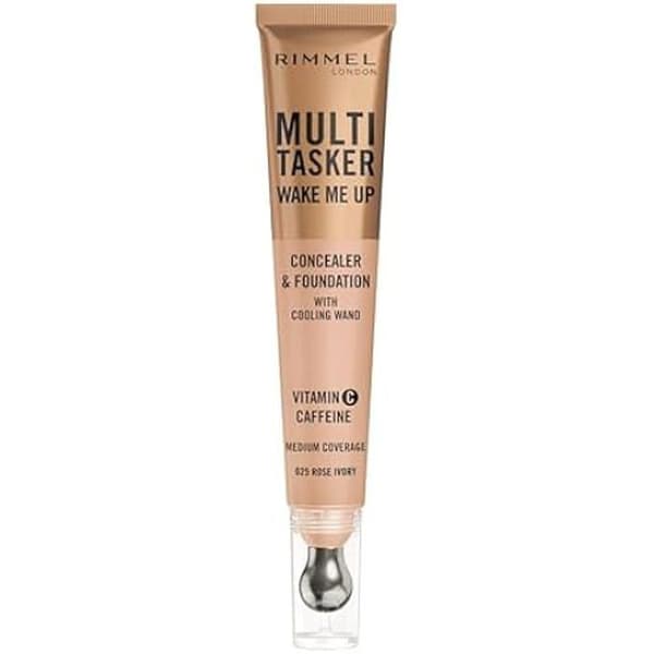 Concealer &amp; Foundation - RIMMEL - Multi-Tasker - 25 - Rose Ivory - 20ml - Doftfri