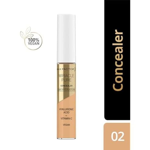 Complexion corrector - MAX FACTOR - Miracle Pure - Shade 02 - 24h återfuktning - 100% Vegan
