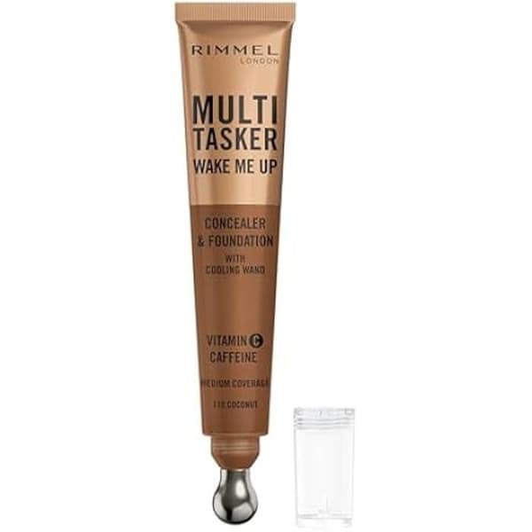 Concealer och foundation - RIMMEL - Wake Me Up - 110 - Varm kokos - 20ml - Multi-tasking