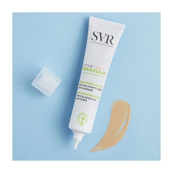 SVR Sebiaclear Aktivní Tónovaná Intenzivní Korekční Jednotící - 40ml