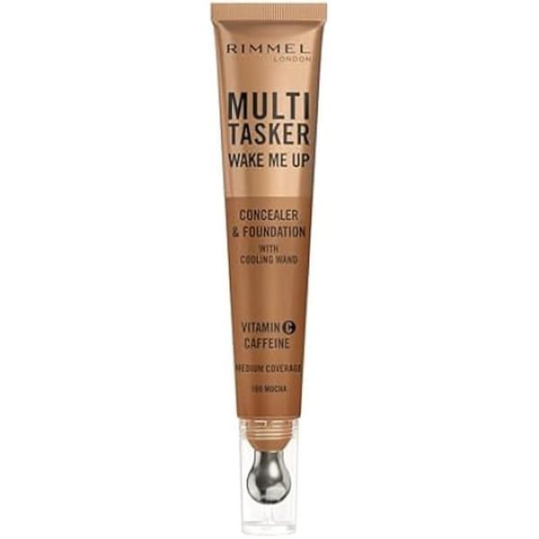 Concealer och Foundation - RIMMEL - Multi-Tasker Wake Me Up - 100 Mocka - 20ml - Doftfri