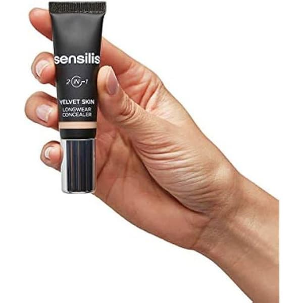 Korrigerande Foundation Velour - SENSILIS - 01-Ljusröd - 7 ml - Hög täckning - För vuxna