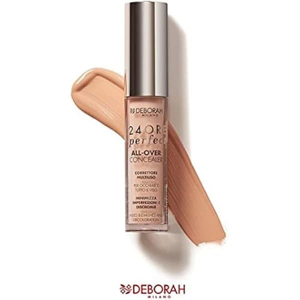 Deborah Milano – Fluid Corrector 24 Ore Perfect All-Over Concealer, 2.1 lätt, långvarig och vattentät, High Hold Copriza,