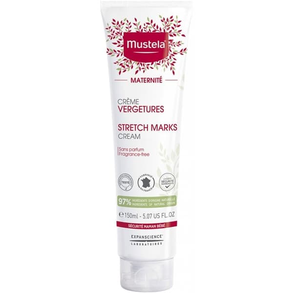 Mustela Maternity Stretch Marks Prevention Cream Doftfri 150ml