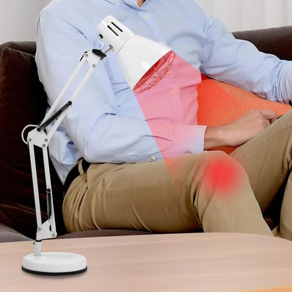 Rødt Lygte, 150 W Effekt, Fjernbetjening, Justerbar Timer,EU-stik