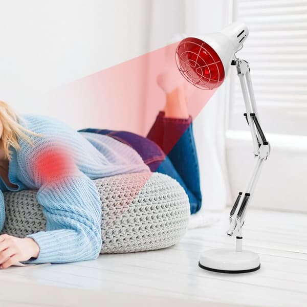 Rødt Lygte, 150 W Effekt, Fjernbetjening, Justerbar Timer,EU-stik