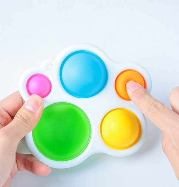 Fidget Toys - Fidget-lelu - Pop Coloured Bubbles - värilliset kuplat