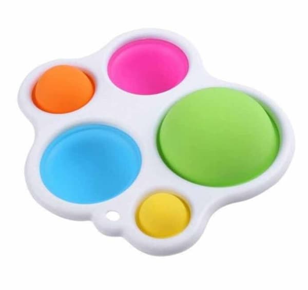 Fidget Toys - Fidget-lelu - Pop Coloured Bubbles - värilliset kuplat