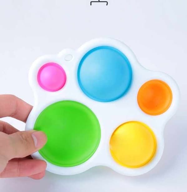 Fidget Toys - Fidget-lelu - Pop Coloured Bubbles - värilliset kuplat