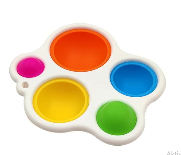 Fidget Toys - Fidget-lelu - Pop Coloured Bubbles - värilliset kuplat
