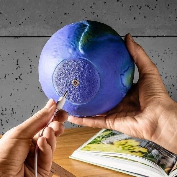 Lampa glob jordisk ljus - Ej specificerad - 15 cm - 16 färger - Fjärrkontroll - 5 ljuslägen