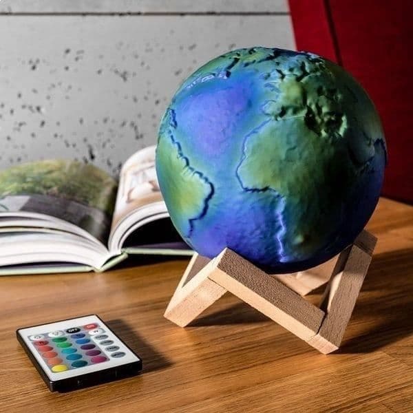 Lampa glob jordisk ljus - Ej specificerad - 15 cm - 16 färger - Fjärrkontroll - 5 ljuslägen