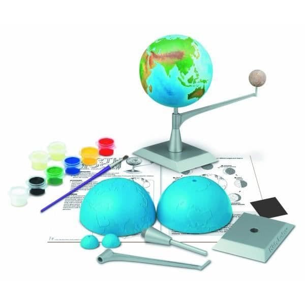 Earth-Moon Manufacturing Kit - 4M - Byggspel - Blandat - 7 år gammal - Earth-Moon