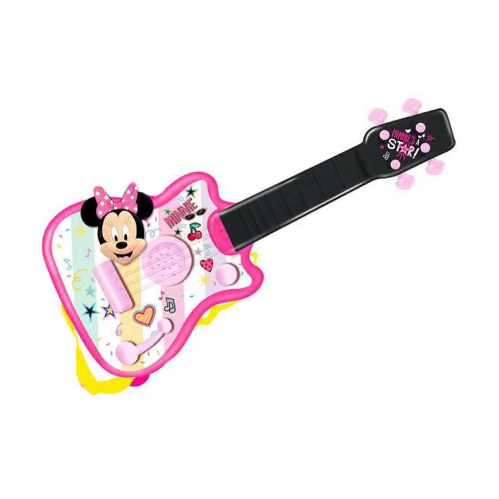 Gitarr för barn Minnie Mouse Rosa