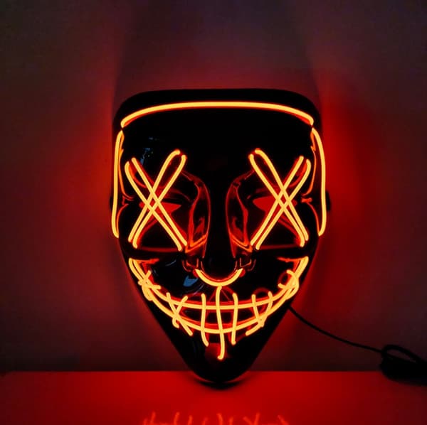 LedMask Halloween Skräck