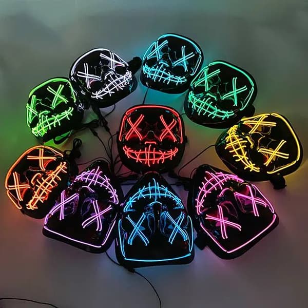 LedMask Halloween Skräck