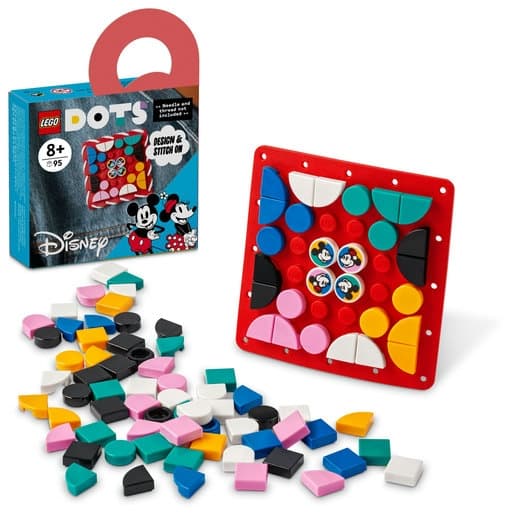 LEGO DOTS Musse Pigg och Mimmi Pigg Tygmärke 41963