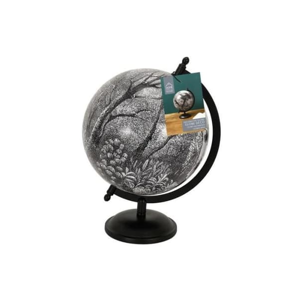 Globe Terrestre - PARIS PRIX - Svart skog 31cm - Metall &amp; PVC - Vintage &amp; Retro stil