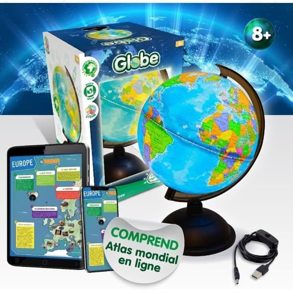 Globe Terrestre Luminös för Barn +8 År - Science4you