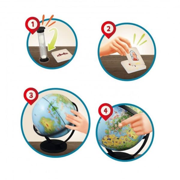 Globe junior - Mini Science - 20 cm - Illustrerad - 300 teckningar - För barn från 4 år