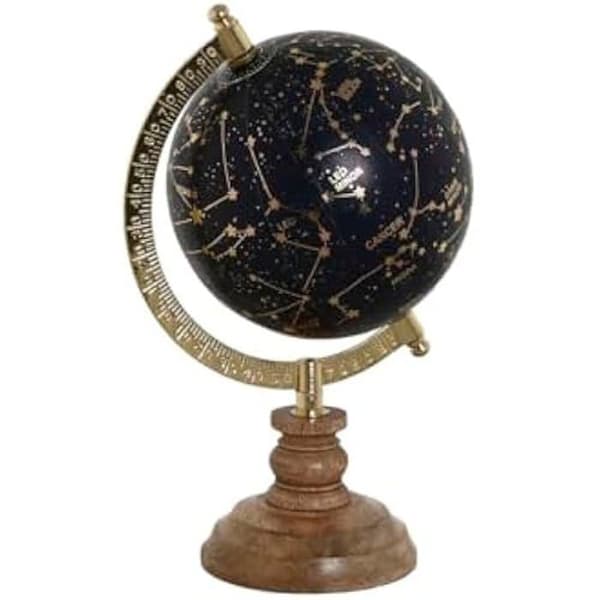 Jordglob - HOME ESPRIT - Vintage - Flerfärgad - 15 x 15 x 24 cm - Inredning