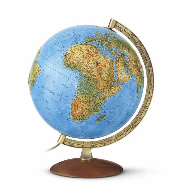 Nova Rico Terrestrial Globe - 0333PRFRIN9L2066 - Primus Illuminated Globe 30 cm, Blå