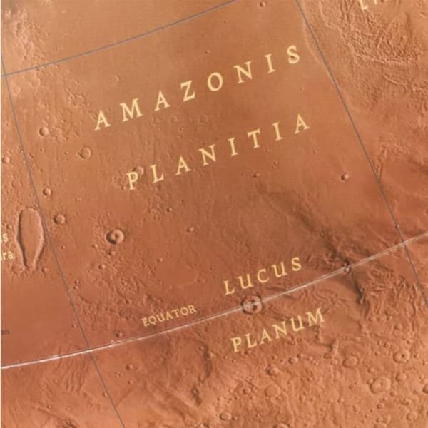Ljusglob - Verktyg - Planet Mars - Koppar - Ø30 cm - Halogen - Modern design
