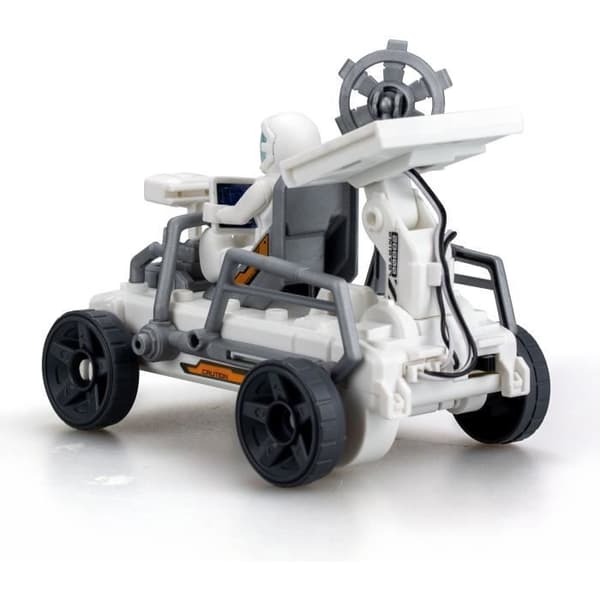 Solcellsdrivet fordon - ASTROPOD - 11 cm - Motoriserad - 20 delar att bygga