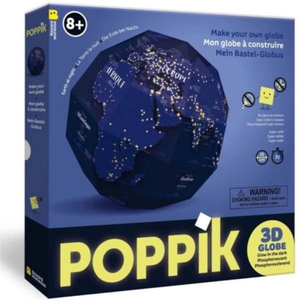 Globe att bygga FOSFORISERANDE: JORDEN PÅ NATTEN