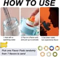 Miniatyrbild 3 av 5: Air-Up Startpaket – 700ml Vattenflaska med 7 Smaker | 0 Socker | Med Snodd | Gym & Träning